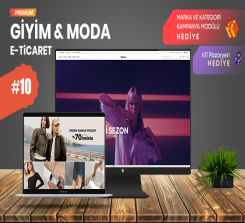 Giyim & Moda E-Ticaret V10